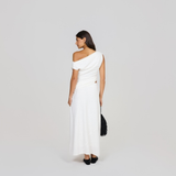 Madison Ave Maxi Skirt White