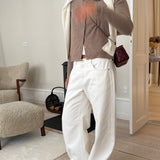 Jones Jean in White
