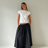 The Indy Skirt in Midnight Navy