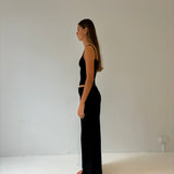 The Low Waisted Bianca Pant in Black
