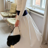 Frenchie Forever Turtle Neck in Light Grey