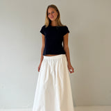 The Indy Skirt in White