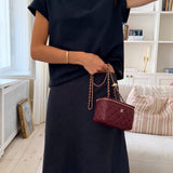 Madison Ave Maxi Skirt Navy