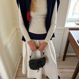 Frenchie Forever Turtle Neck in Light Grey