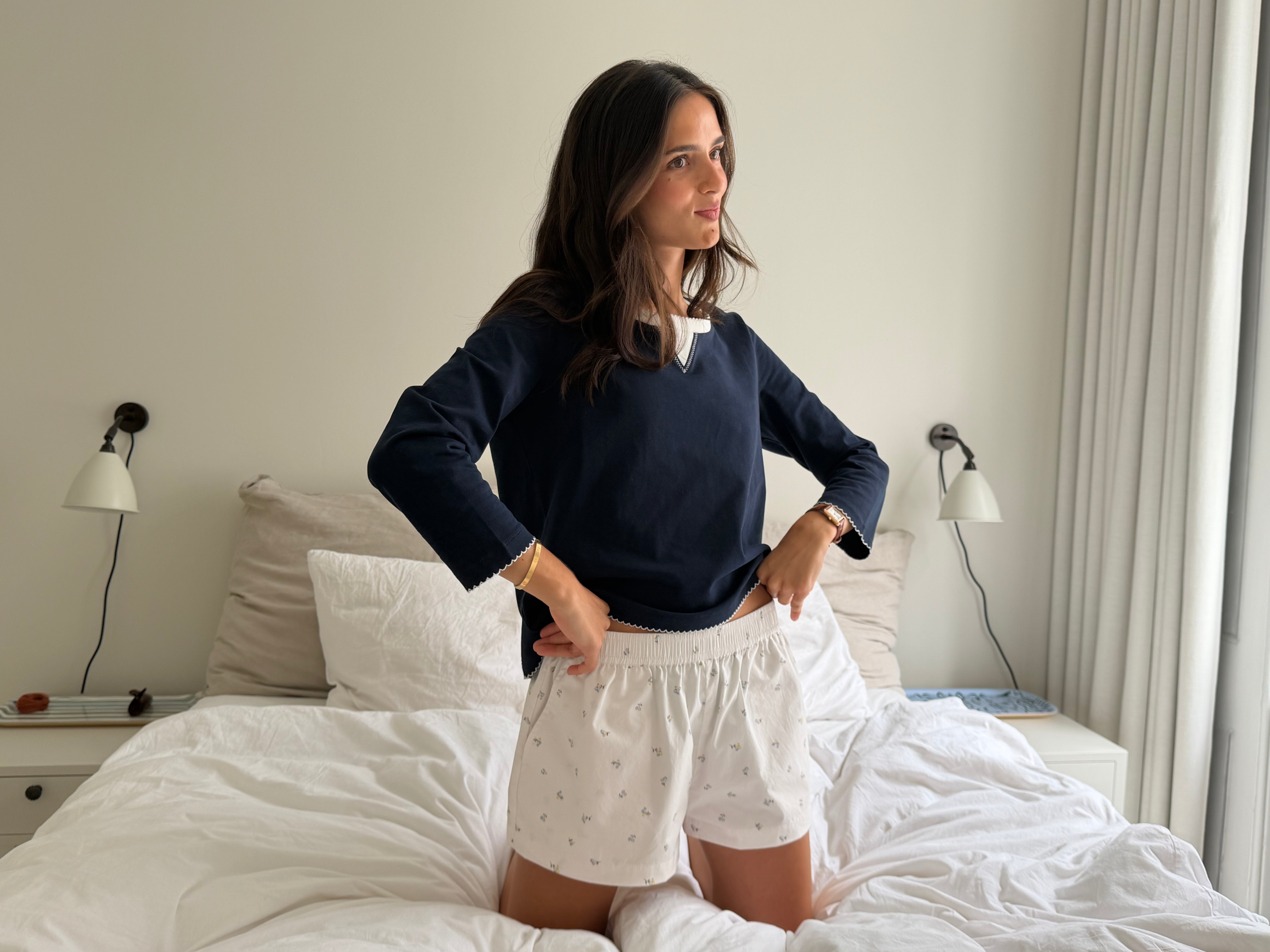 Lucca Short in Forget-Me-Not by The Waiting Room