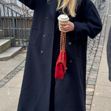 Coco Coat in Midnight Navy - Made to order