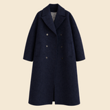Coco Coat in Midnight Navy - Made to order