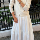 Minke Maxi Dress in White